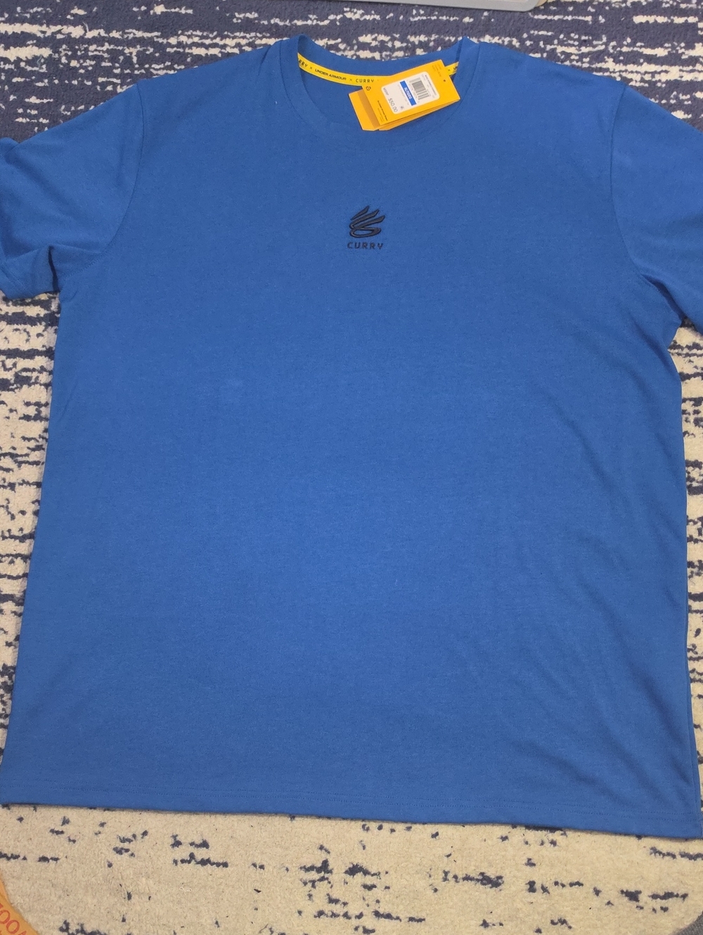 Under Armour Curry Royal Blue Short Sleeve Crew Tee